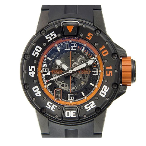 Richard Mille RM028-AJTI Titanium Transparent Skull Orange Automatic 47mm BRAND NEW
