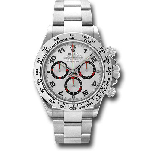 Rolex White Gold Cosmograph Daytona 40 Watch - Steel And Black Index Dial - 116509 stbk