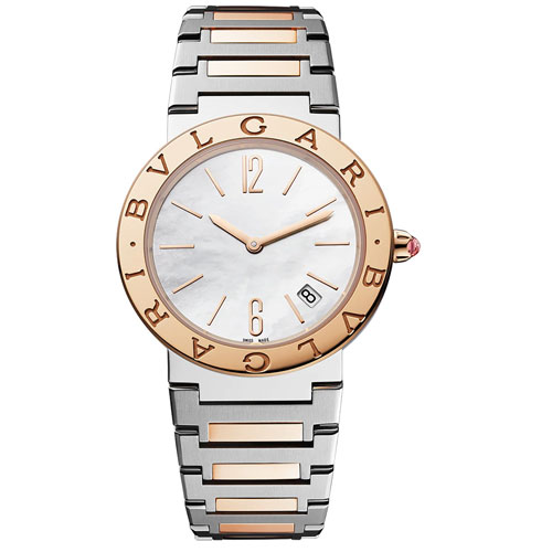 BVLGARI BVLGARI LADY watch with stainless steel case, stainless steel bracelet,