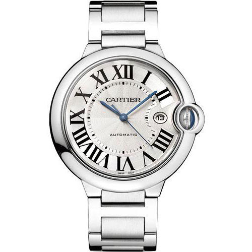 Cartier Ballon Bleu de Cartier Watch - 42 mm Steel Case - Silver Dial - Interchangeable Bracelet - WSBB0049