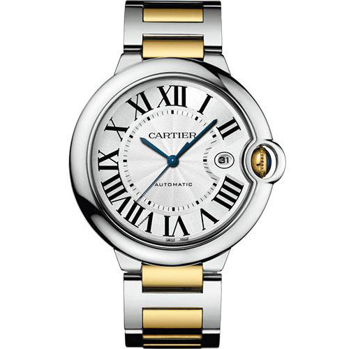 Cartier Ballon Bleu de Cartier Watch - 42.1 mm Steel Case - Yellow Gold And Steel Bracelet - W2BB0022