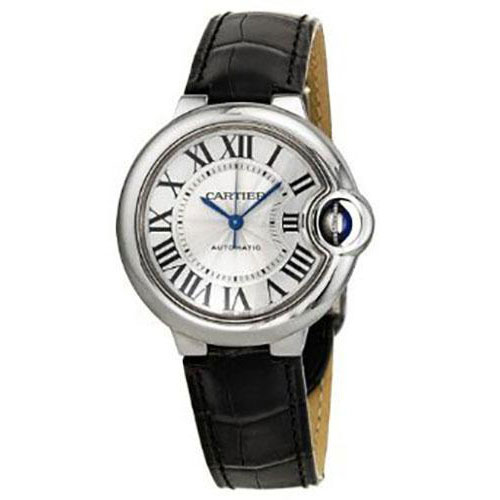 Cartier Ballon Bleu de Cartier Watch - 33 mm Steel Case - Black Alligator Strap - W6920085