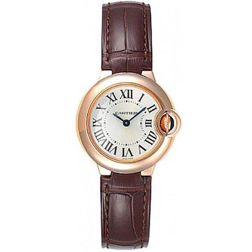 Cartier Ballon Bleu de Cartier Watch - Small Rose Gold Case - Alligator Strap - W6900256