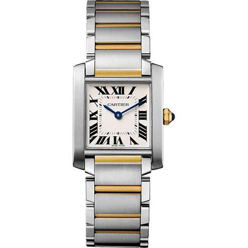 Cartier Tank Francaise Watch - 30.4 mm Yellow Gold Case - W2TA0003