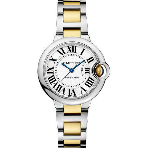Cartier Ballon Bleu de Cartier Watch - 33 mm Steel And Yellow Gold Case - Yellow Gold And Steel Bracelet - W2BB0002