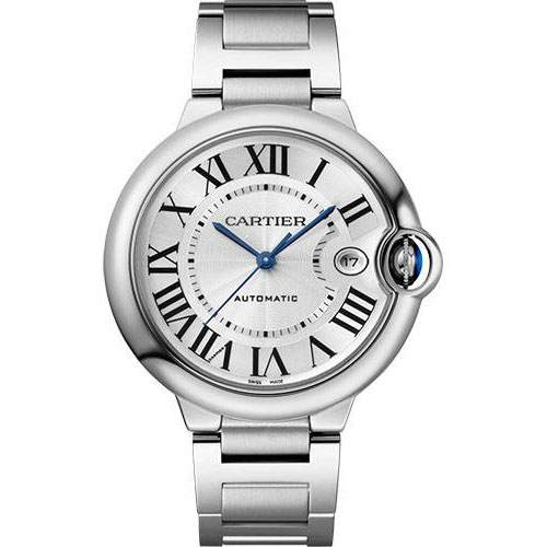 Cartier Ballon Bleu de Cartier Watch - 40 mm Steel Case - Silvered Dial - Interchangeable Bracelet - WSBB0040