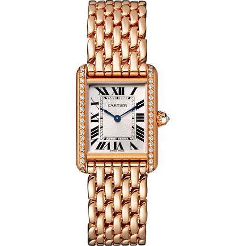 Cartier Tank Louis Cartier Watch - 29.5 mm Pink Gold Diamond Case - WJTA0020