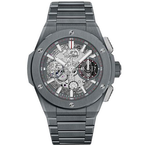 Hublot Big Bang Integral Grey Ceramic Watch - 42 mm - Grey Skeleton Dial-451.FX.6923.FX