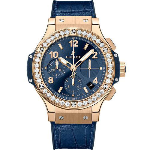 Hublot Big Bang Gold Blue Diamonds Watch-341.PX.7180.LR.1204