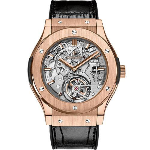 Hublot Classic Fusion Tourbillon Cathedral Minute Repeater King Gold Limited Edition of 50 Watch-504.OX.0180.LR