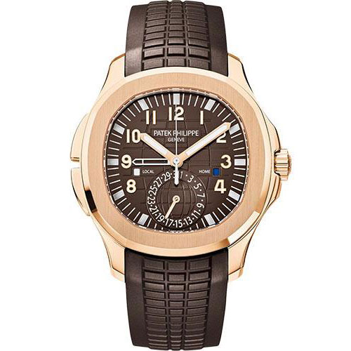 Patek Philippe Mens Aquanaut Travel Time Watch - 5164R-001