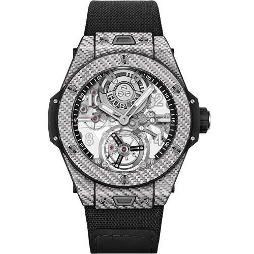 Hublot Big Bang Tourbillon Automatic Carbon Watch - 45 mm - Sapphire Dial-419.YS.0170.NR