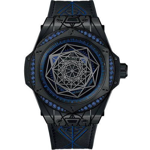 Hublot Big Bang Sang Bleu All Black Blue Limited Edition of 100 Watch-465.CS.1119.VR.1201.MXM18