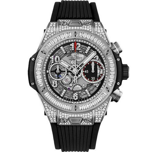 Hublot Big Bang Unico Titanium Jewellery 42mm Watch - 42 mm - Black Skeleton Dial-441.NX.1170.RX.0904