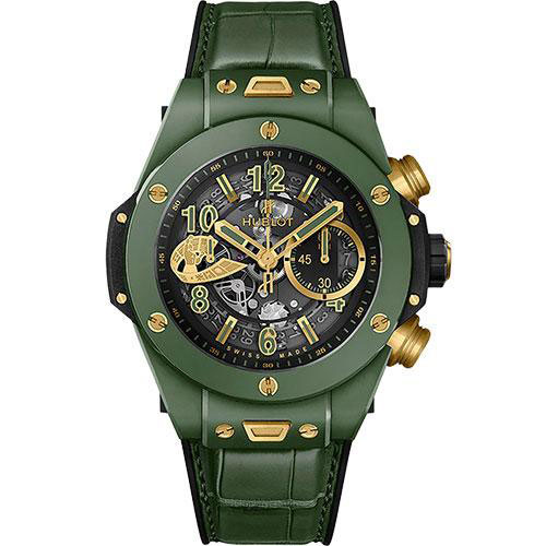 Hublot Big Bang Unico World Boxing Council (WBC) Night of Champions Green Ceramic Watch Limited Edition of 100-411.GX.1189.LR.WBC19