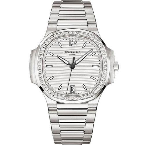 Patek Philippe Nautilus Ladies Automatic - 35.2 mm - Steel - Silvery Opaline Dial - 7118/1200A-010