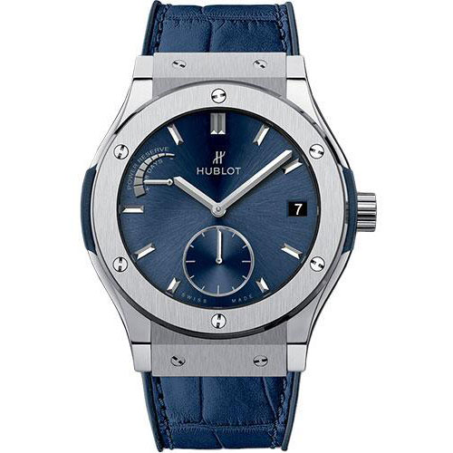 Hublot Classic Fusion Power Reserve Titanium Blue Watch-516.NX.7170.LR
