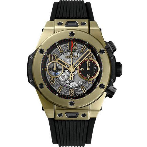 Hublot Big Bang Unico Full Magic Gold Watch - 42 mm - Black Skeleton Dial Limited Edition of 200-441.MX.1138.RX