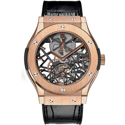 Hublot Classic Fusion Skeleton Tourbillon King Gold Limited Edition of 99 Watch-505.OX.0180.LR