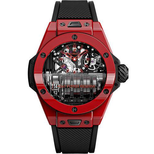 Hublot Big Bang MP-11 Power Reserve 14 Days Red Magic Watch - 45 mm - Sapphire Crystal Dial Limited Edition of 39-911.CF.0113.RX