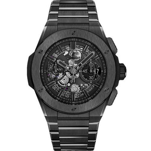 Hublot Big Bang Integral All Black Watch - 42 mm - Black Skeleton Dial Limited Edition of 500-451.CX.1140.CX