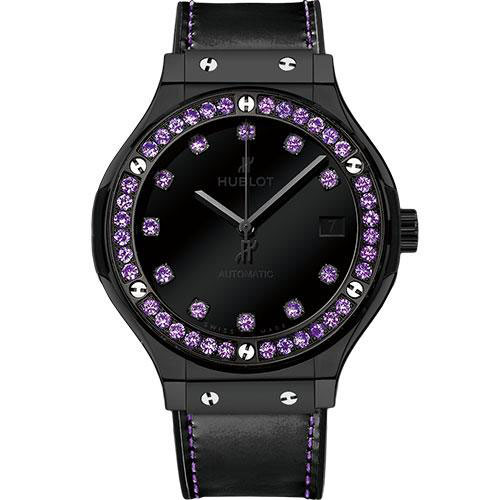 Hublot Classic Fusion Shiny Ceramic Purple Watch-565.CX.1210.VR.1205