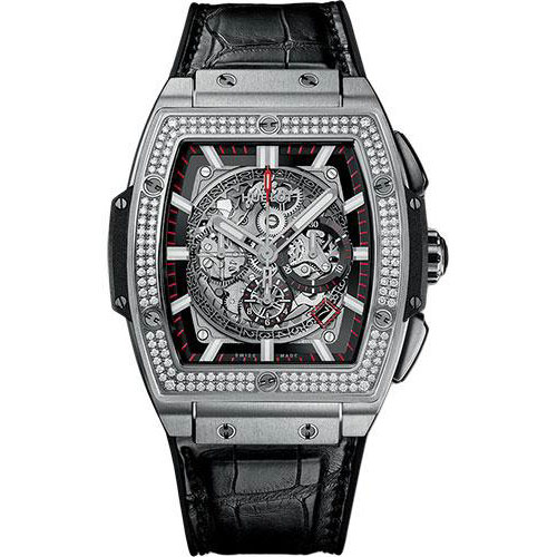 Hublot Spirit Of Big Bang Titanium Diamonds Watch - 45 mm - Sapphire Dial-601.NX.0173.LR.1104