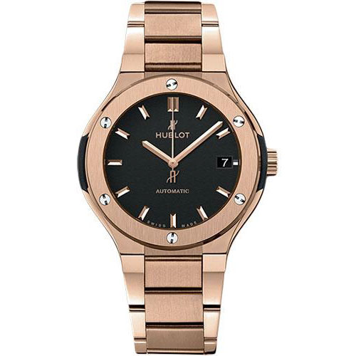 Hublot Classic Fusion King Gold Bracelet Watch-568.OX.1180.OX