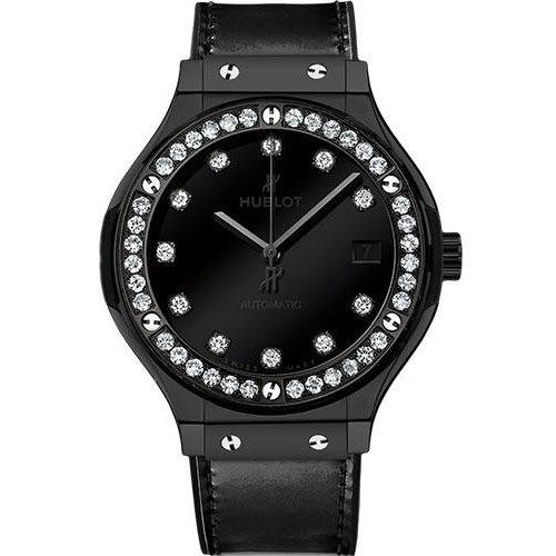 Hublot Classic Fusion Shiny Ceramic Diamonds Watch-565.CX.1210.VR.1204