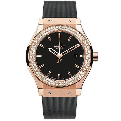 Hublot Classic Fusion Gold Diamonds Watch-542.PX.1180.RX.1104