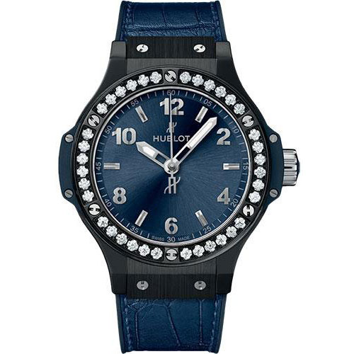 Hublot Big Bang Ceramic Blue Diamonds Watch-361.CM.7170.LR.1204