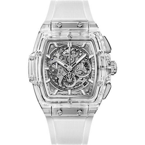 Hublot Spirit of Big Bang Sapphire Watch - 42 mm - Sapphire Dial - Transparent Strap Limited Edition of 200-641.JX.0120.RT