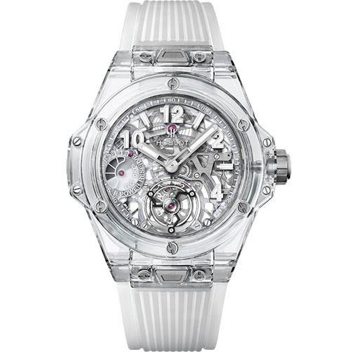 Hublot Big Bang Tourbillon Power Reserve 5 days Sapphire Limited Edition of 99 Watch-405.JX.0120.RT