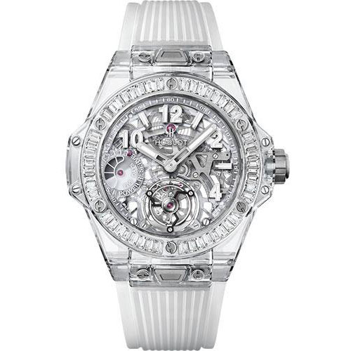 Hublot Big Bang Tourbillon Power Reserve 5 days Sapphire Baguettes Watch-405.JX.0120.RT.1904