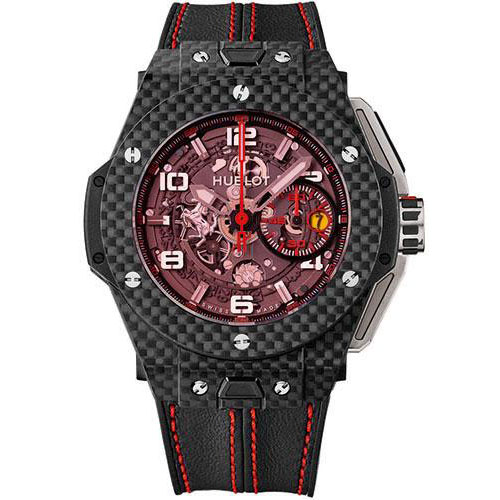 Hublot Big Bang Ferrari Carbon Red Magic Limited Edition of 1000 Watch-401.QX.0123.VR