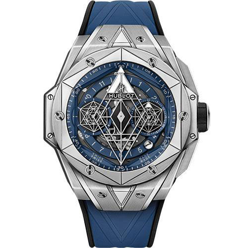 Hublot Big Bang Sang Bleu II Titanium Blue Watch - 45 mm - Blue Dial Limited Edition of 200-418.NX.5107.RX.MXM20