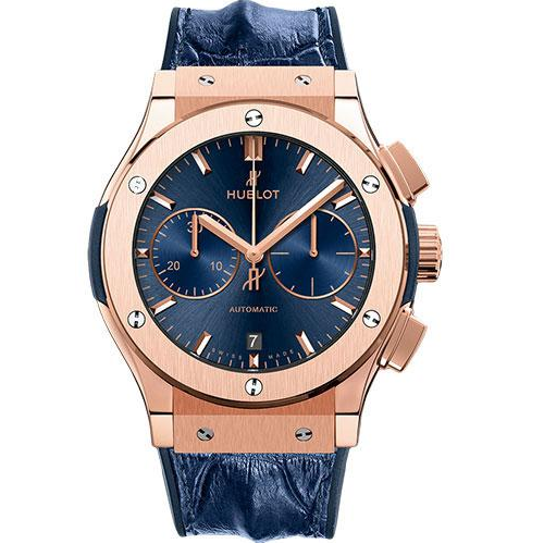 Hublot Classic Fusion Blue Chronograph King Gold Watch-521.OX.7180.LR