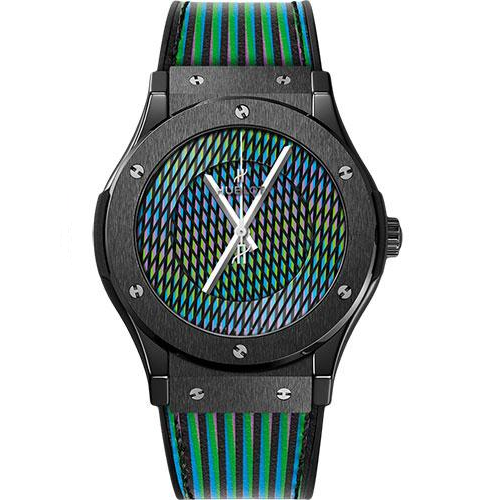 Hublot Classic Fusion Cruz Diez Ceramic Watch - 45 mm - Cruz Diez Dial Limited Edition of 100-511.CX.8900.VR.CZD19
