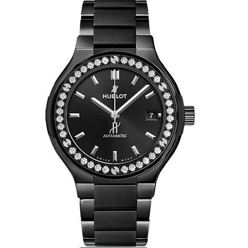 Hublot Classic Fusion Black Magic Diamonds Watch-568.CM.1470.CM.1204
