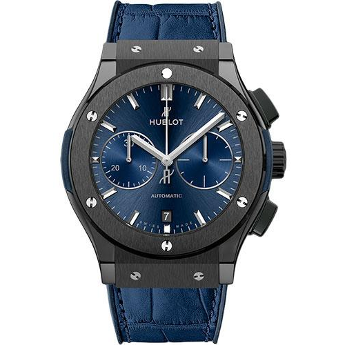 Hublot Classic Fusion Ceramic Blue Chronograph Watch-521.CM.7170.LR