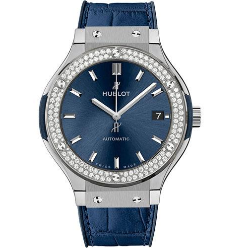 Hublot Classic Fusion Blue Titanium Watch-565.NX.7170.LR.1104