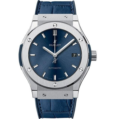 Hublot Classic Fusion Blue Titanium Watch-511.NX.7170.LR