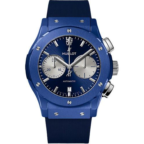 Hublot Classic Fusion Chronograph Chelsea Watch - 45 mm - Silver Counters And Blue Finished Dial Limited Edition of 100-521.EX.7179.RX.CFC19