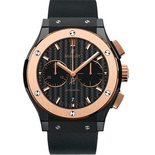 Hublot Classic Fusion Chronograph Ceramic King Gold Watch-521.CO.1781.RX