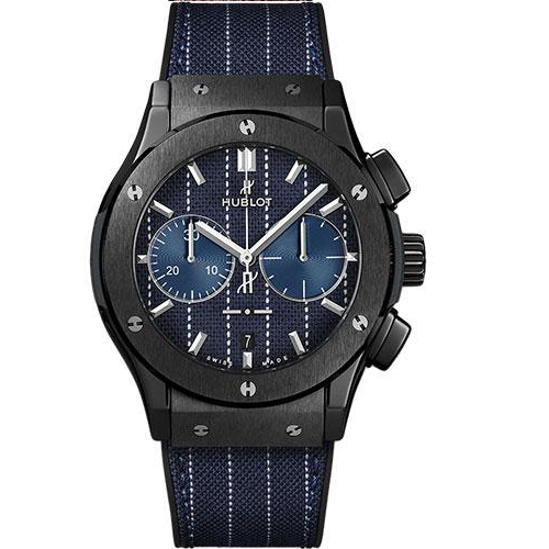 Hublot Classic Fusion Chronograph Italia Independent Pinstripe Ceramic Limited Edition of 100 Watch-521.CM.2707.NR.ITI18